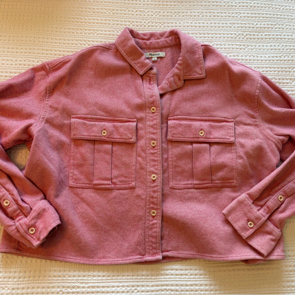 Madewell Crop Flannel